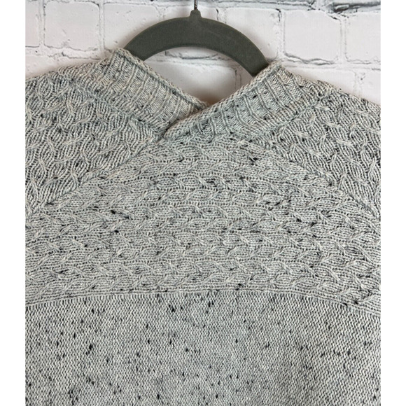 MICHAEL STARS fringe gray open front knit cardigan sweater size M NWOT - Picture 8 of 8